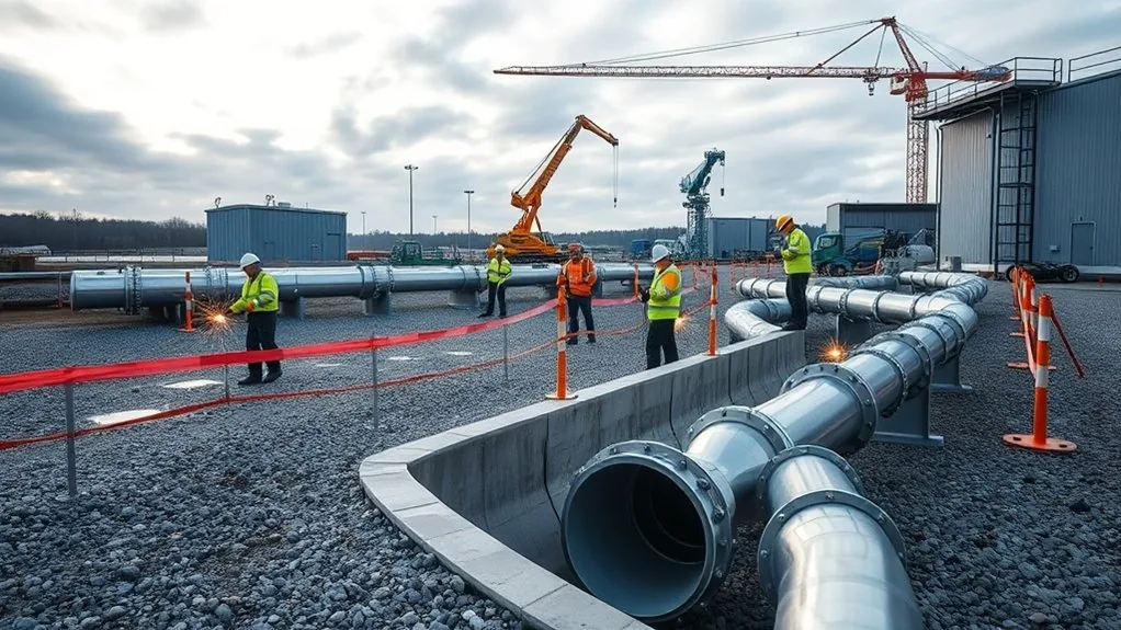 Gas & Oil Pipe Ducting & Installation in Erith